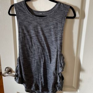 Lululemon muscle tank with braided sides. Size medium